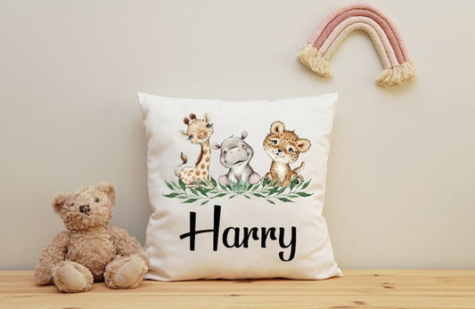 Safari Boy Cushion - 40x40cm