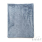 *Sample* Dino embossed Dusky blue personalised baby blanket / wrap