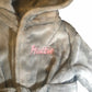 Silver Grey Super Soft Hooded Dressing Gown