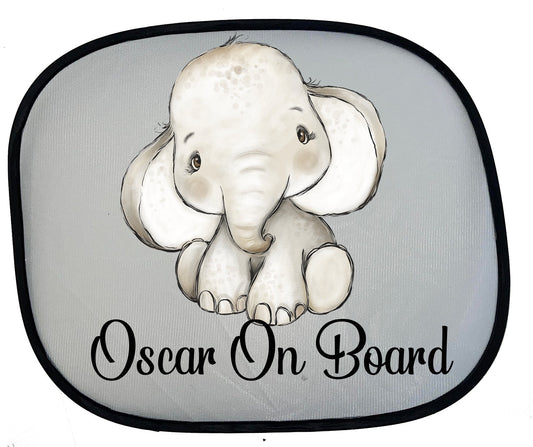 Single Safari animal design car sun shade