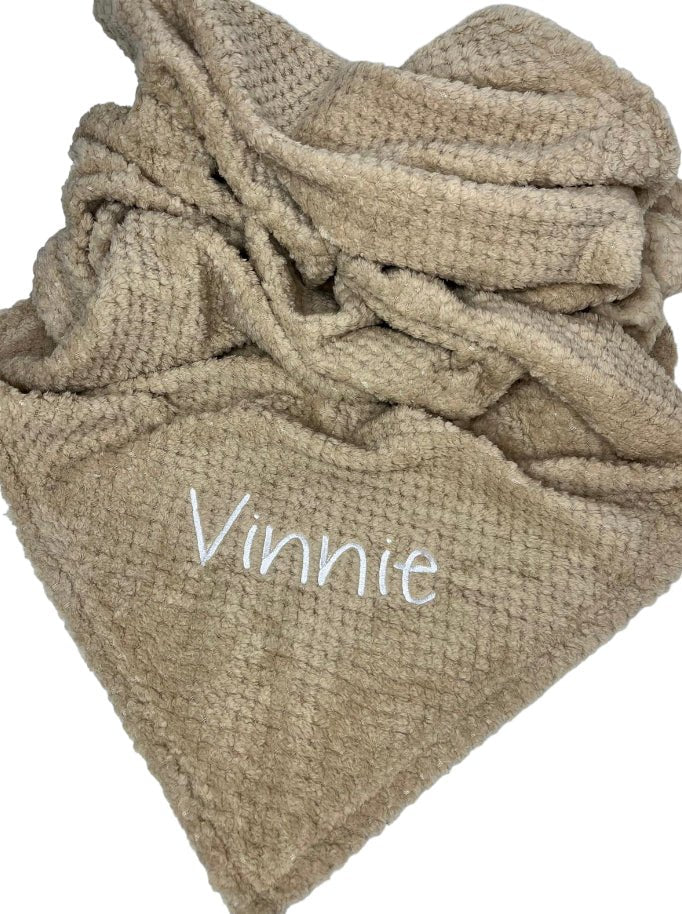 The Belmont Baby Blanket Coffee/Beige
