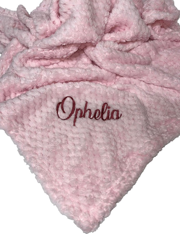 The Belmont Baby Blanket Pink