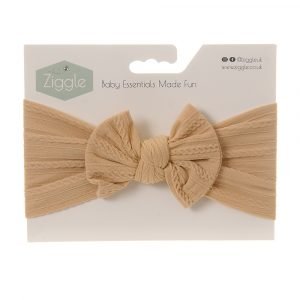 Top Bow Headband - Toffee