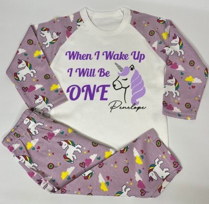 Unicorn Print Pyjamas - Design 3