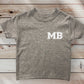 Varsity initial style Personalised Short Sleeve T-shirt - Various Colours