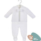 White Pom Pom Knitted Set